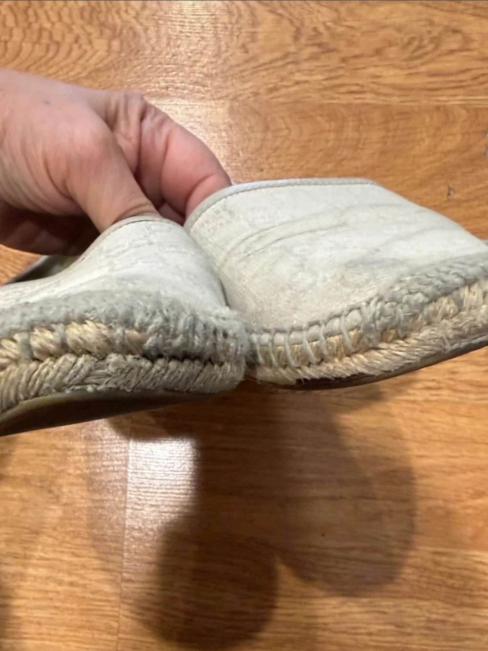 Authentic Gucci GG Canvas Slip-On Espadrilles size 38.5